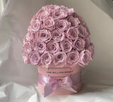 Senza Tempo - Small Sfera- Rose lilla  - Scatola Rosa