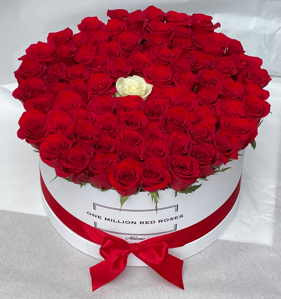 Classic Collection - One Million - Rose Rosse - Scatola Bianca