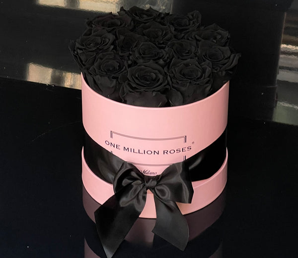 Senza Tempo - Small Box - Rose Nere - Scatola Rosa