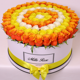 Classic Collection - Grande - Rose Arancioni Gialle Bianche - Scatola Bianca