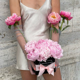 Classic Collection - Cube - Rose Peonie - Scatola Nera