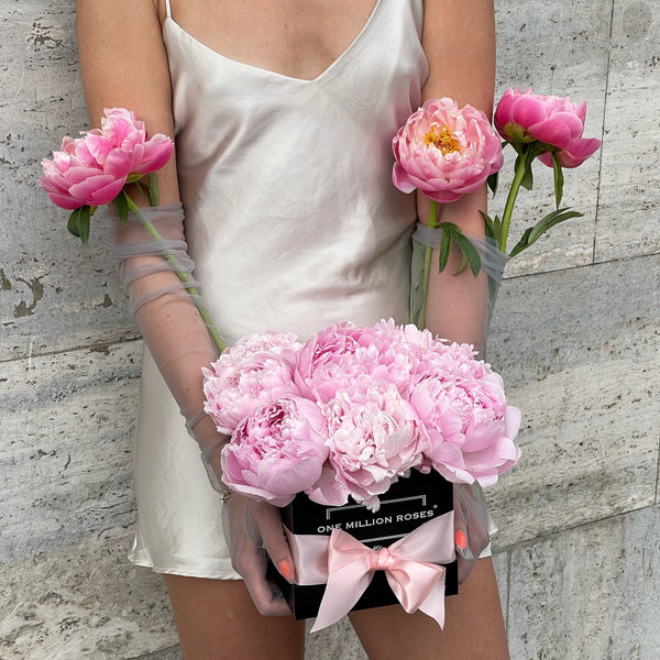 Classic Collection - Cube - Rose Peonie - Scatola Nera