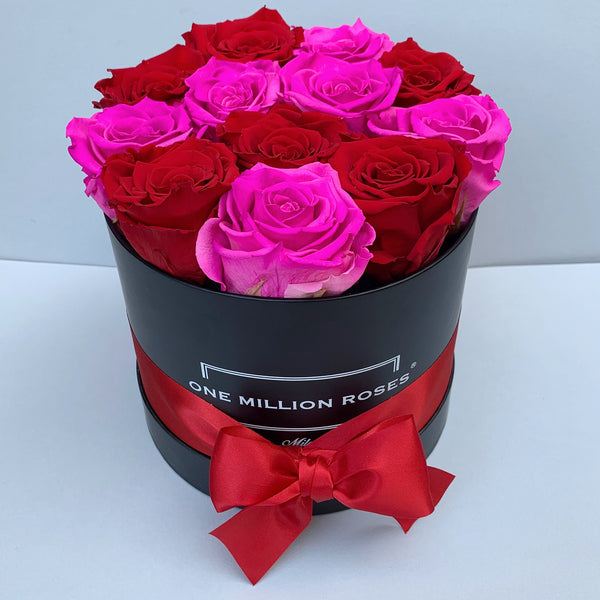 Senza Tempo - Small - Rose Rosse e Fucsia - Scatola Nera