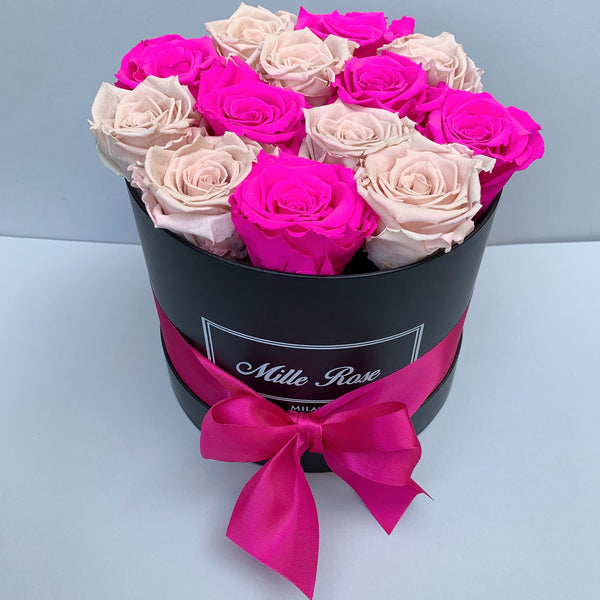 Senza Tempo - Small - Rose Cipria e Fucsia - Scatola Nera