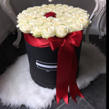 Classic Collection - One Billion Box - Rose Bianche Rosse - Scatola Nera
