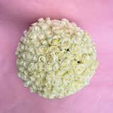 Classic Collection - One Million Box Sfera - Rose Bianche - Scatola Rosa