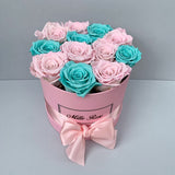 Senza Tempo - Small Box - Rose Tiffany e Rosa - Scatola Rosa