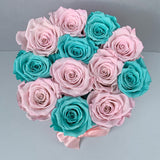 Senza Tempo - Small Box - Rose Tiffany e Rosa - Scatola Rosa