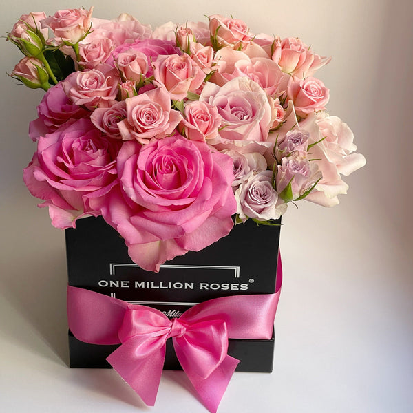Classic Collection - Cube - Rose Mix Rosa - Scatola Nera