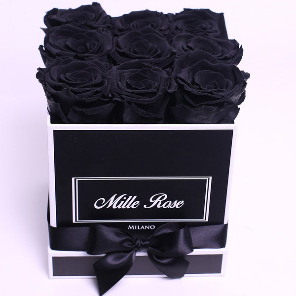 Senza Tempo - Cube Box - Rose Nere - Scatola Nera