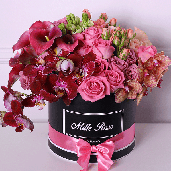Classic Collection - Medium- Rose Mix Ornitogallo - Scatola Nera