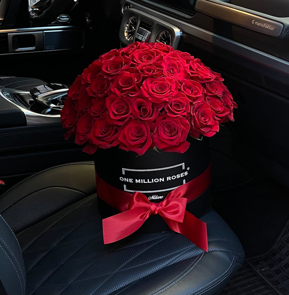 Classic Collection - Medium - Rose Rosse Sfera- Scatola Bianca