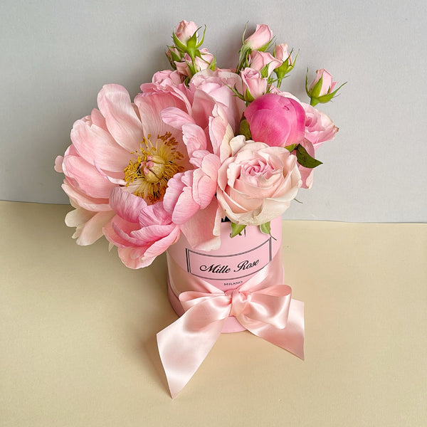 Classic Collection - Mini - Peonie Rosa - Scatola Bianca