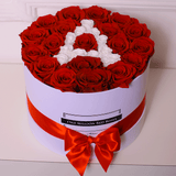 Senza Tempo - Medio - Rose Rosse e Bianche - Scatola Bianca