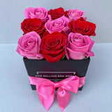 Classic Collection - Cube - Rose Rosa e Rosse  - Scatola Nera
